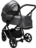 NOORDI universāls ratiņi FJORDI V2 Shadow Grey leather, 2in1, 1642819 