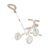 GLOBBER mācību trīsritenis Learning Trike 3in1 Plus, kokosriekstu, 738-466 