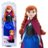 DISNEY FROZEN lelle - Anna ar bizēm, HLW49 HLW49