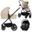 LIONELO universāls ratiņi MERIL 3in1, Beige sand 