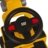 BABYTROLD bērna auto-skrejritenis CATERPILLAR, Yellow, 20-42GR 