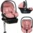 LIONELO autokrēsls ar ISOFIX pamatni ASTRID I-SIZE, Pink coral, 40-87 cm. 