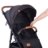 BABYTROLD ratiņi MALAGA, Black, 13-51SN 