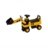 BABYTROLD bērna auto-skrejritenis CATERPILLAR, Yellow, 20-42GR 