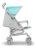 LIONELO ratiņi ELIA, Tropical turquoise 