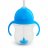 MUNCHKIN pudelīte ar salmiņu, 207ml, 6m+, blue, 90122 01225702