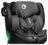 LIONELO autokrēsls HARMONY I-SIZE, Grey graphite leather, 40-150 cm, LO-HARMONY  
