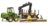 BRUDER kokmateriālu iekrāvējs ar izlici un baļķiem John Deere 1210E, 2133  