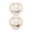 LOVI silikona dinamiskais knupītis Prime, Coconut/ Ivory,  18+m, 2 gab.,  34/403 