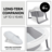 HAUCK saliekamā vanna WASH N FOLD L, White/Stone, 727041 
