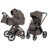 CARRELLO universāls ratiņi 2in1 VECTOR F, Koa Brown, CRL-6700 
