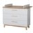 ROBA pārtinamais galds CARO, Light grey/Golden oak, 1731789 