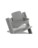 STOKKE barošanas krēsls ar aizsargbarjeru TRIPP TRAPP, storm grey, 684800 