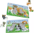 LARSEN puzle Puppies midi, 9 gab. 2 dažādi dizaini, CU4 
