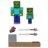 MINECRAFT Redstone tematiska figūra, asort., 8 cm, JKK00 