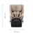 BRITAX autokrēsls 61-105 cm, DUALFIX PRO M,  LUX,  Linen Grey, 2000040896 
