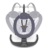 LIONELO šūpuļkrēsls RALF, Grey white, LO-RALF 