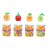 CHUPA CHUPS scented plush jelly fruit, assort., 73-0027 