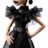MONSTER HIGH X WEDNESDAY Rave'n Dress Wednesday lelle, HXJ03 