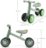 KINDERCRAFT līdzsvara velosipēds CUTIE FLASH, zaļš, KRCUFL00GRE0000 